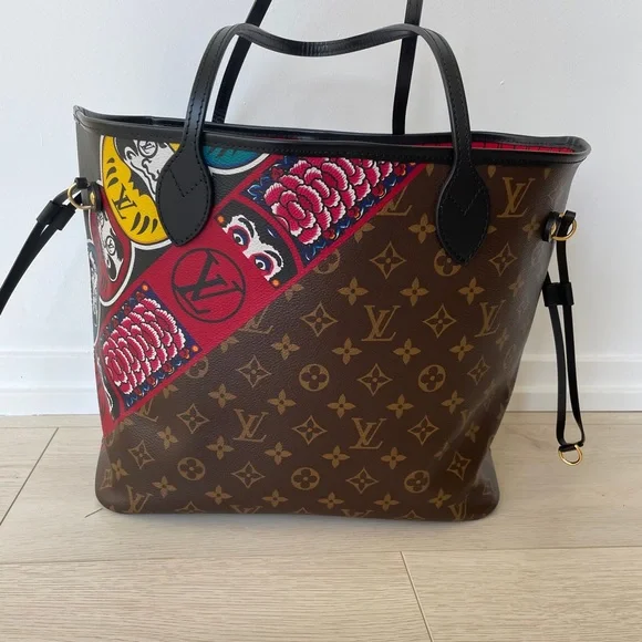 Louis Vuitton kabuki neverfull mm, no pouchette. - Picture 10 of 15